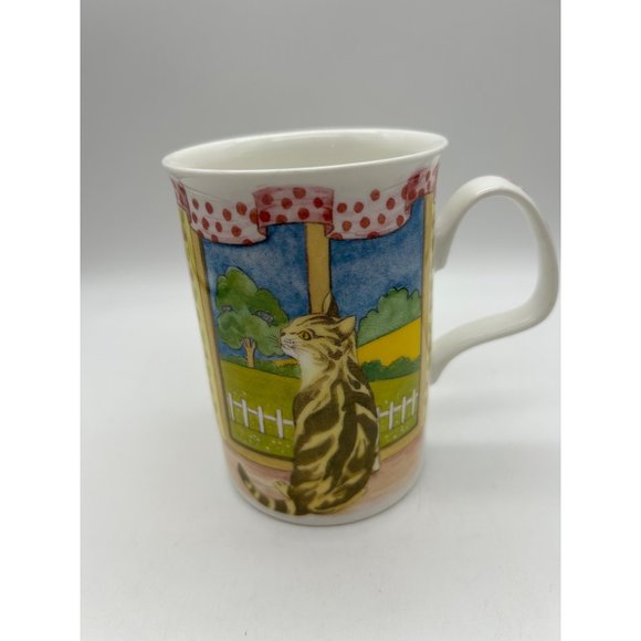 Lascelles Fine Bone China Cat Coffee Tea Mug Made in England - Picture 1 of 6